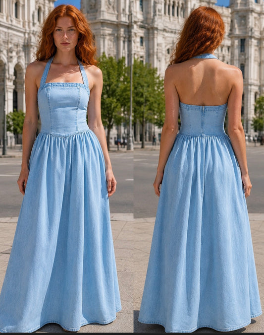 Denim dress